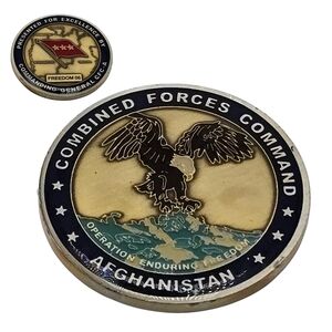 Combined Forces Command Afghanistan Commanding General CFC-A Challenge Coin 2006